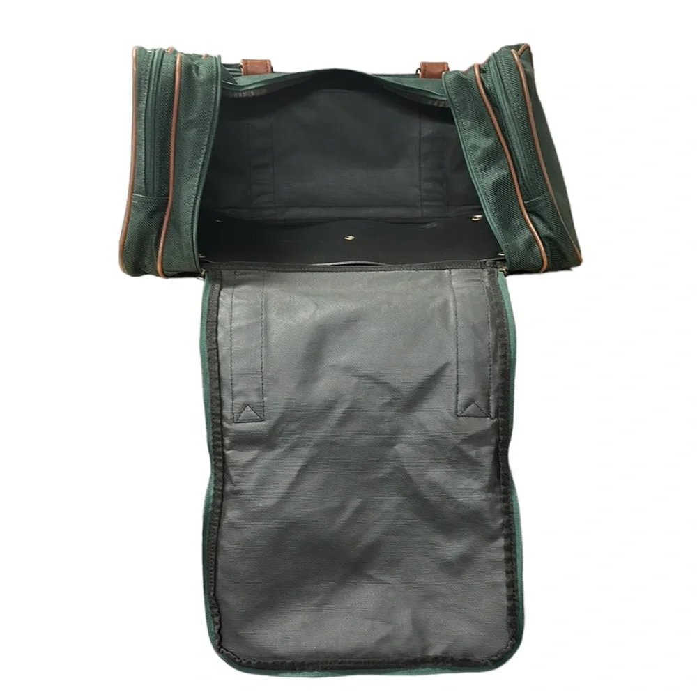 Rare Maryland State Golf Association Green Canvas Locker Room Duffle Bag Luggage